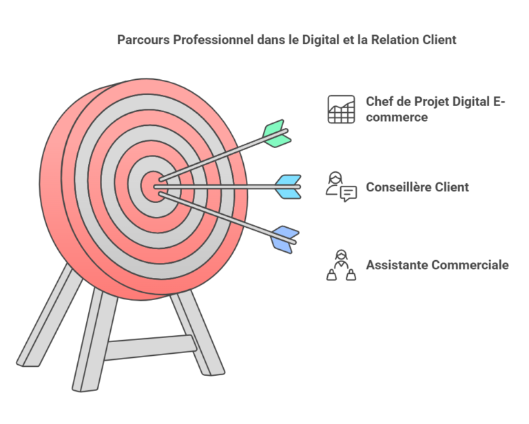 Chef de projet digital Conseiller Client Assistante Manager